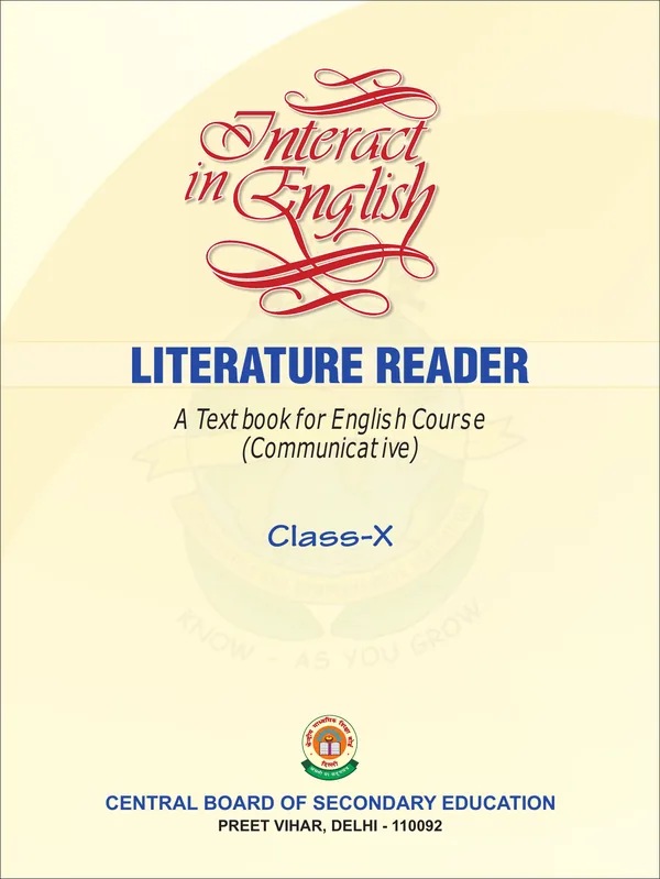 Literature Reader (Communicative) — NCERT Class 10